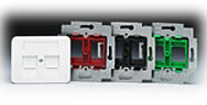Modularuttag f�r telefon och data