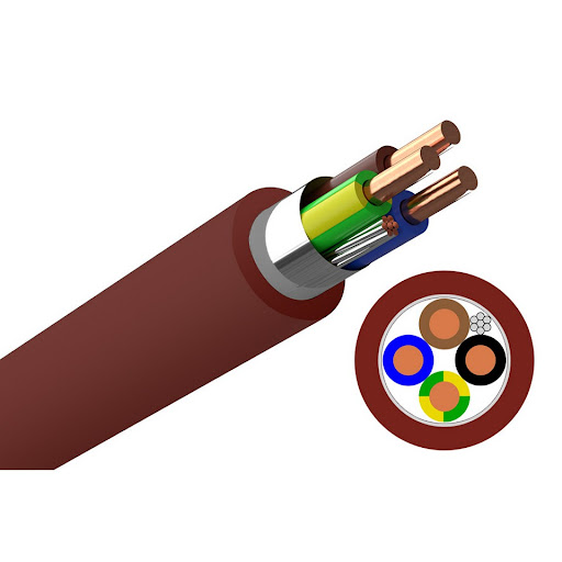 Amokabel EKLK 4G1,5 Faluröd Löpmeter