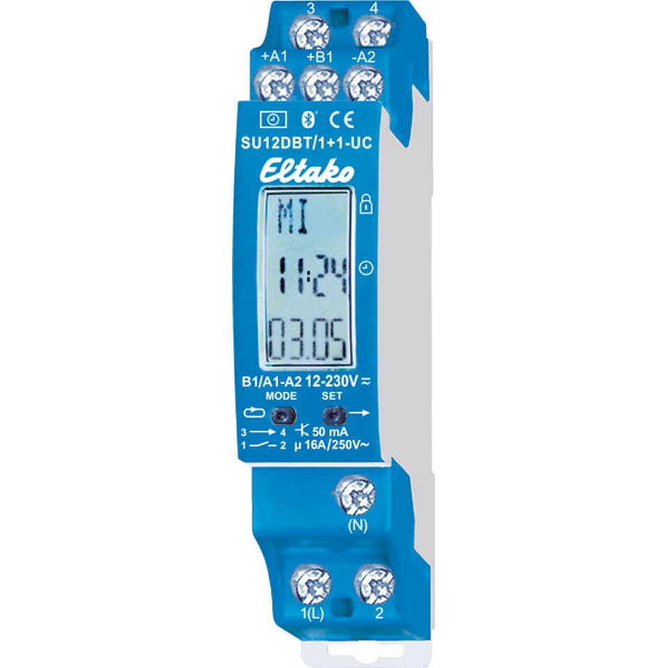 Eltako Kopplingsur Astro 2-kanal Bluetooth SU12DBT/1+1-UC
