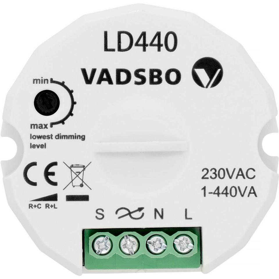Vadsbo LD440 Universaltryckdimmer 1-440W
