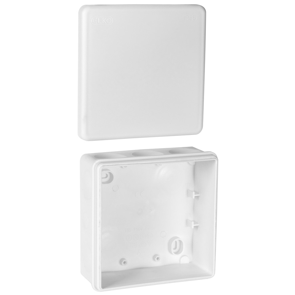 Elko Click 2 Kopplingsdosa IP55 100x100x45mm Vit