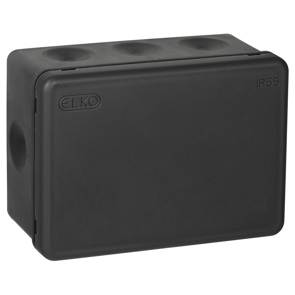 Elko Click 1 Kopplingsdosa IP55 100x70x45mm Grå