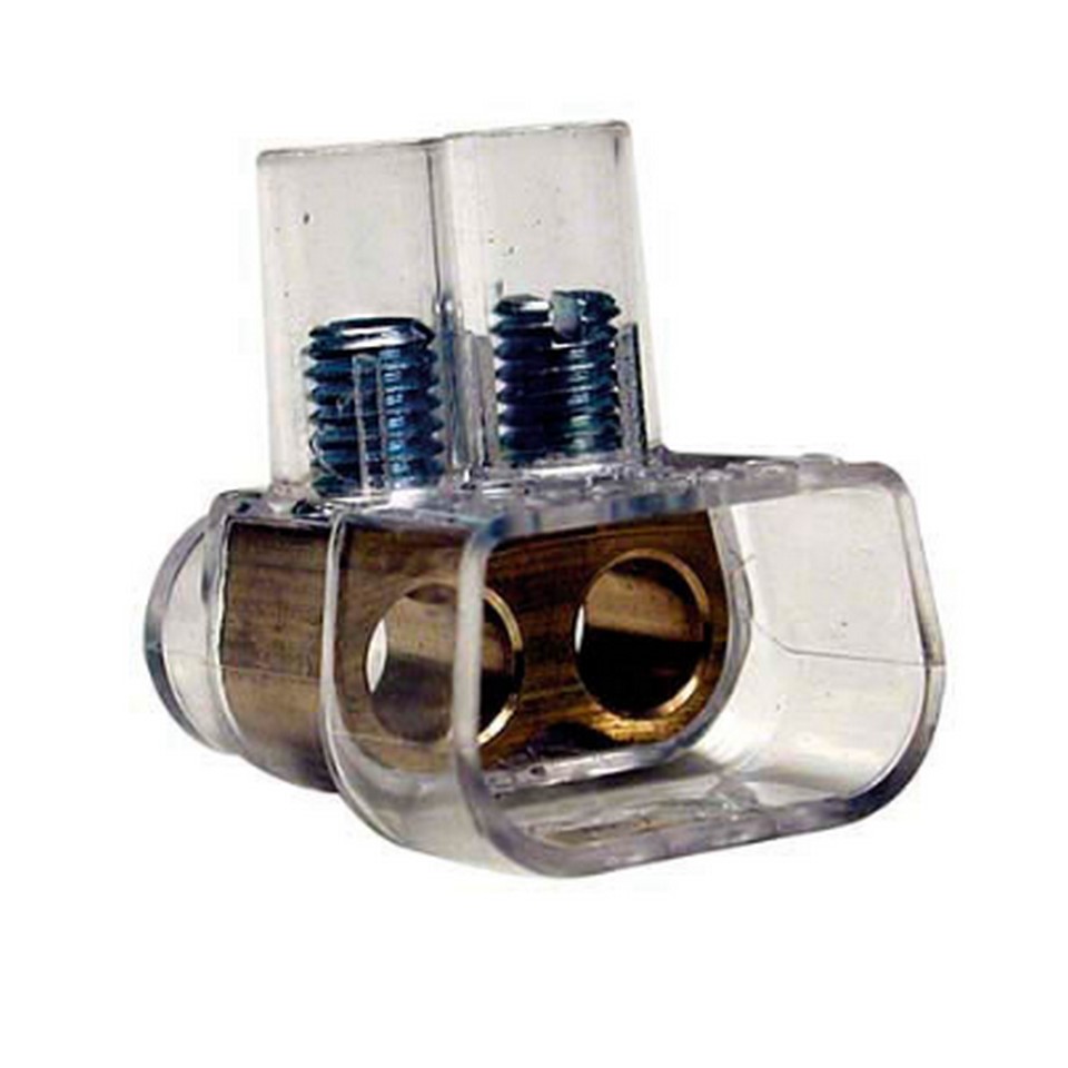 Rutab Kopplingsklämma dubbel för 2x10mm² Transparent