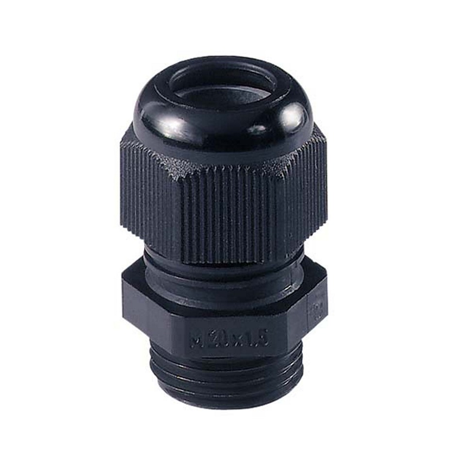 Rutab Förskruvning IP68 M12 3-6mm Svart