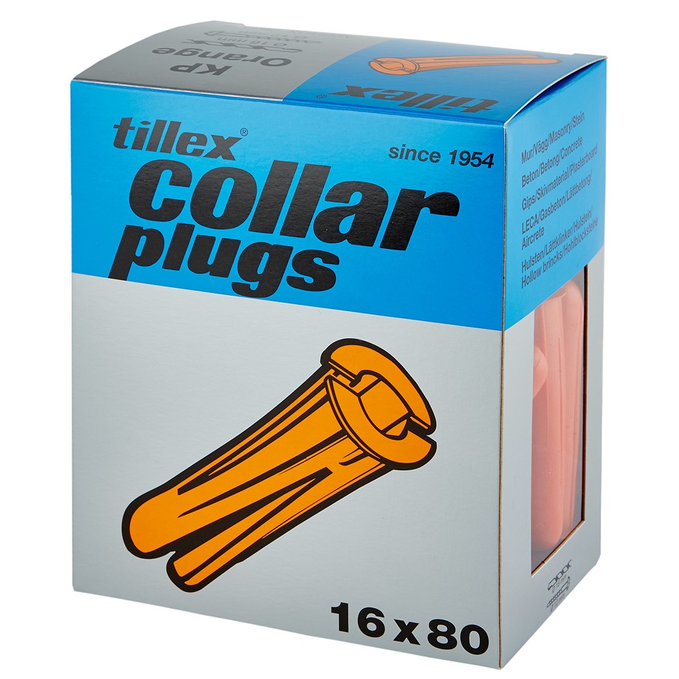 Tillex Plugg Orange 16x80mm 30st