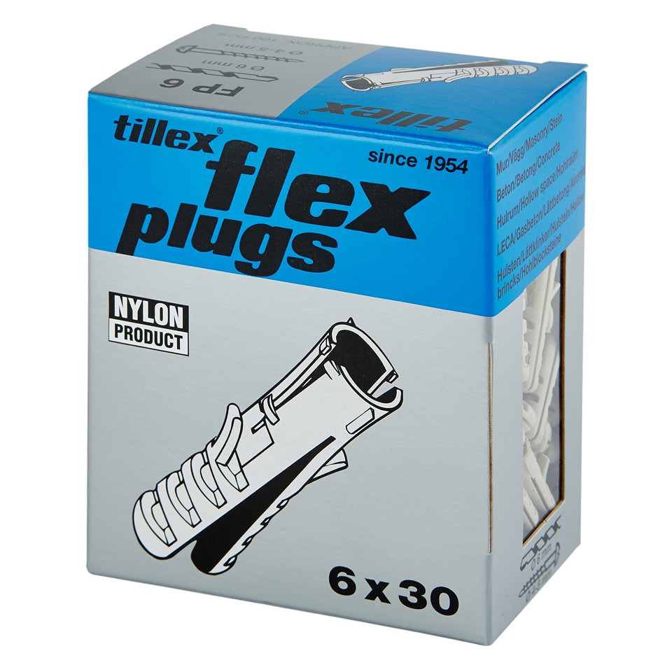 Tillex Flexplugg 8x40mm 100st/fp