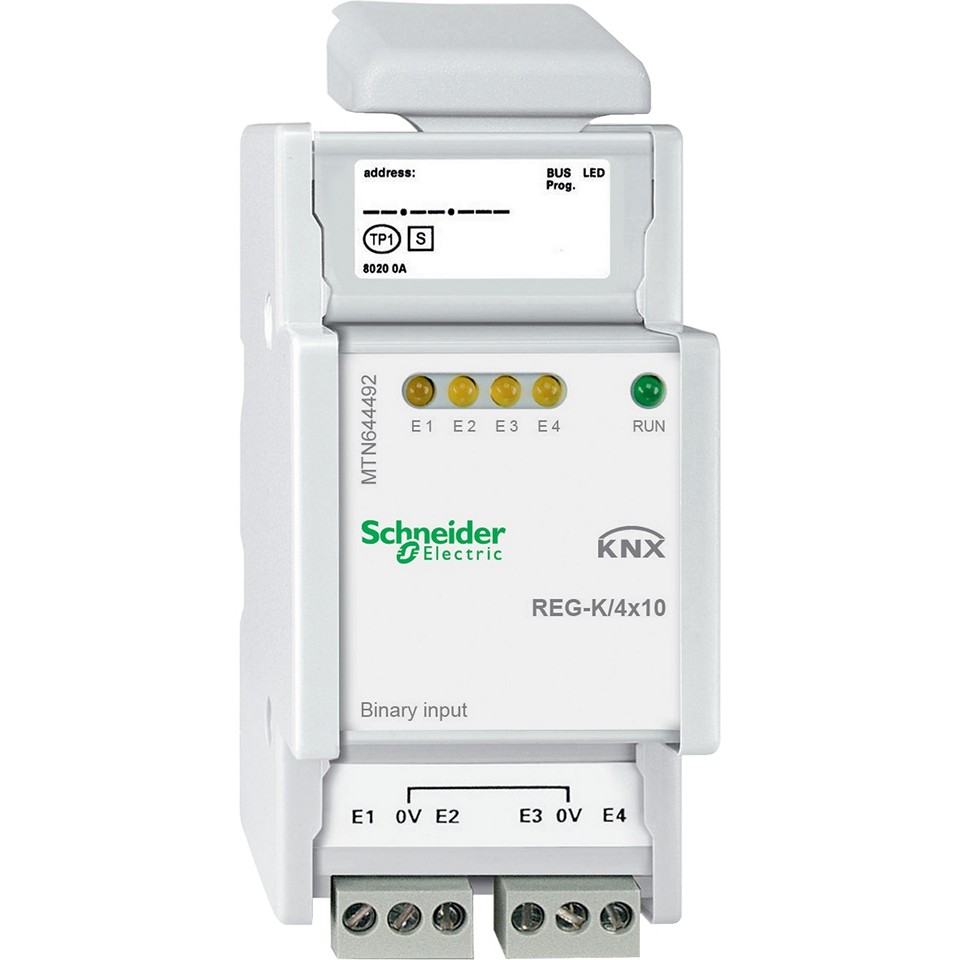 Schneider KNX Binäringång 4×10 4-kanaler DIN
