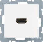 Berker S.1/B.3/B.7, Uttag 90 HDMI 1.3, Polarvit matt