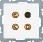 Berker Q.1/Q.3 Uttag Cinch