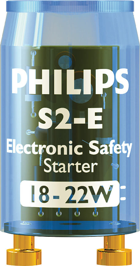 Philips säkerhetständare S2EFör lysrör 18-22W