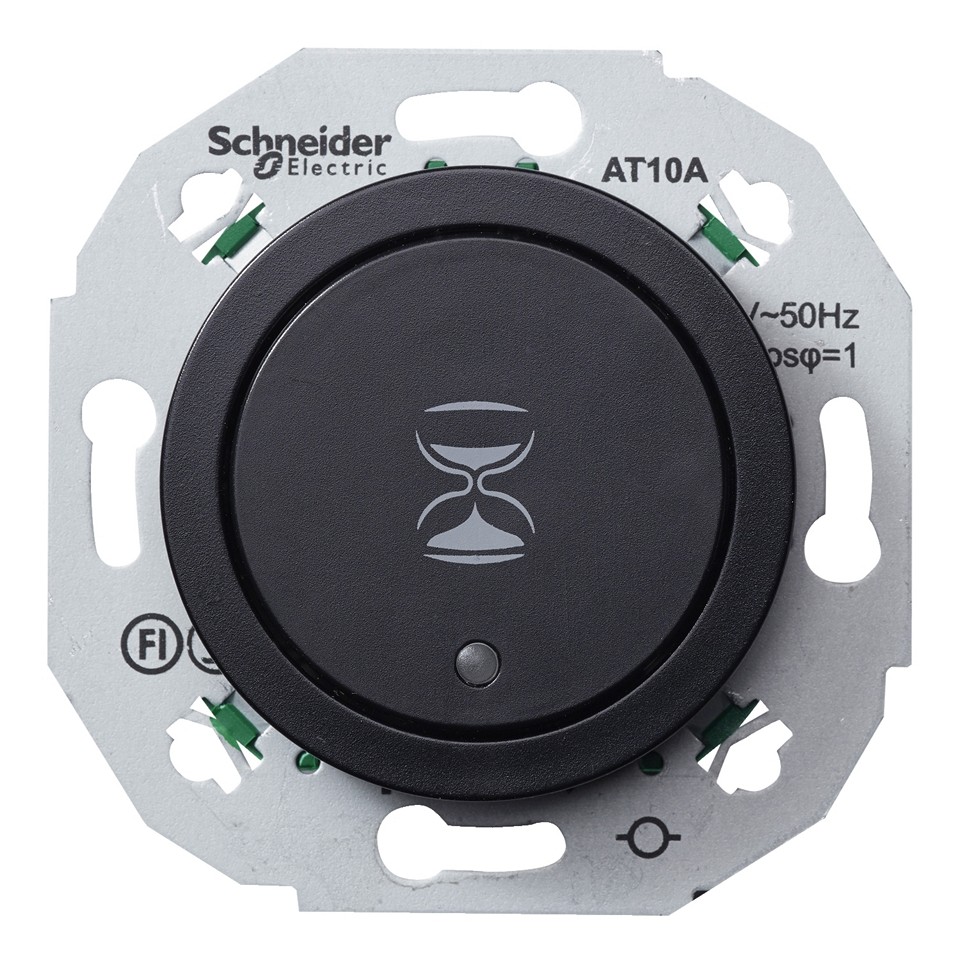 Schneider Electric Renova timer 2-pol Svart utan ram