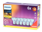 Philips LED GU10 3,8W (50W) 6-pack