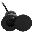 Namron Tr�dl�s QI Laddare 1-v�gs + 1xUSB-A 1xUSB-C