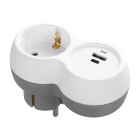 Grenpropp Schuko Jordad 1-vgs + 1xUSB-A 1xUSB-C