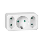 Grenpropp 3-vgs 1xSchuko 2xEuro 