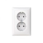 ABB Saga Vgguttag 2-vgs Komplett Lg Snabb 