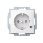 ABB Saga 1-vgsuttag LED indikator Jordat Snabb