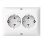 ABB Saga Hrnbox 2-vgsuttag Komplett 