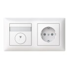 ABB Saga Hrnbox Timer med 1-vgsuttag