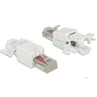 Delock RJ45 Plug Cat6 UTP Toolfree 2-pack