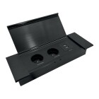Bordsmodul 2-vgs med lock + USB-A/C