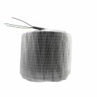 En gr rulle EasyFlex frdraget flexrr HF med FQ-kabel syns liggande med frgade ledare synliga i nden. Rret r korrugerat och anpassat fr halogenfri elinstallation. Elbutik.se sljer denna 100 meterslsning fr sker kabeldragning.