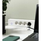 Schneider Electric Unica System + Golvuttag XS rektangulr metall 