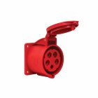 Paneluttag CEE 432-6 32A 3-fas IP44