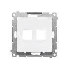 Kontakt Simon S55 Centrumplatta Keystone