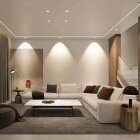 En bl� och vit Plejd LED-10 modul med tydligt m�rkta anslutningar f�r N, L, LED och SELV visas i n�rbild. Modulen har Bluetooth-st�d och anv�nds f�r smart ljusstyrning. Elbutik.se erbjuder denna dimmer f�r enkel integration i moderna elsystem.