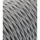 Textilkabel Tvinnad Gr� 2x0,75mm�