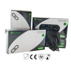 Nitrilhandske Puderfri Svart 100st