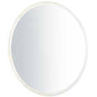 En rund v�ggarmatur med spegelliknande centrum och mjukt upplyst kant monteras p� v�ggen och ger ett j�mnt, behagligt ljus. Hos Elbutik.se finns denna stilrena l�sning som passar perfekt i moderna badrum.