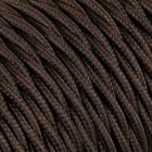 Textilkabel Tvinnad Brun 2x0,75mm�