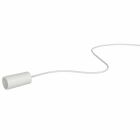 Flexit sn�re med knopp till klaffventil i vit f�rg visas liggande mot neutral bakgrund, d�r Elbutik.se erbjuder denna praktiska reservdel som m�jligg�r enkel man�vrering av ventilationsluckor i bost�der.