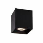 Lucide Bodi Square 1L takspotlight visas i svart kubformad design med ned�triktad ljusk�lla. Den kompakta armaturen ger riktad belysning och finns hos Elbutik.se f�r stilrena installationer i moderna inomhusmilj�er.
