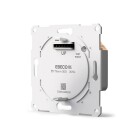 En golvv�rmetermostat visas framifr�n med tydlig display och vred, avsedd f�r temperaturstyrning i hem. Produkten fr�n Elbutik.se presenteras mot neutral bakgrund, vilket framh�ver dess kompakta design och anv�ndarv�nliga reglage.