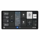 Shelly Wall Display X2i visar en svart front med aktiv peksk�rm och tydliga kontrollrutor, presenterad mot vit bakgrund hos Elbutik.se f�r smart styrning av belysning, temperatur och energi.