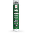 Tec7 FoamTack Pro Construct skumlim 880 ml visas st�ende som frilagd produkt mot ljus bakgrund. Elbutik.se erbjuder detta h�gpresterande konstruktionslim i tryckbeh�llare, utvecklat f�r snabb montering, stark vidh�ftning och effektiv anv�ndning vid bygg- och installationsarbeten.