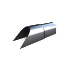 som ett gr�tt vinklat skydd f�r kabeldragning i h�rn, tillg�ngligt via Elbutik.se f�r prydlig, h�llbar och skyddad installation p� ljus produktbakgrund.