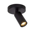 En kompakt takspotlight med justerbar m�ssingsf�rgad ljusk�lla sprider riktat ljus och m�jligg�r flexibel ljuss�ttning, vilket g�r den idealisk f�r mindre utrymmen, tillg�nglig hos Elbutik.se