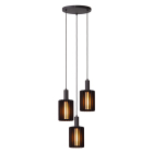 Lucide Lambres 3L Pendel E27 Taupe