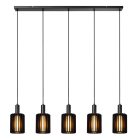 Lucide Lambres 5L Pendel E27 Taupe