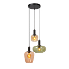 Lucide Ilona 3L Pendel E27 Flerf�rgad