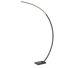 Lucide Curve Arc Golvlampa LED Svart