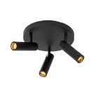 Lucide Grado 3L Takspotlight GU10 Mini Svart