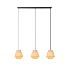 Lucide Tribute 3L Pendel E27 Svart/Kr�mvit