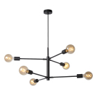 Lucide Lester Upp/Ner 6L Pendel Svart