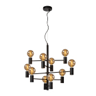 Lucide Leanne 10L Pendel E27 Svart