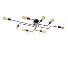 Lucide Lester 8L Taklampa Svart